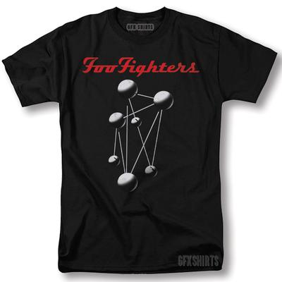 Foo Fighters Shirt Rock Concert Tour Merch Vntg Grafisch Ontwerp T-Shirt