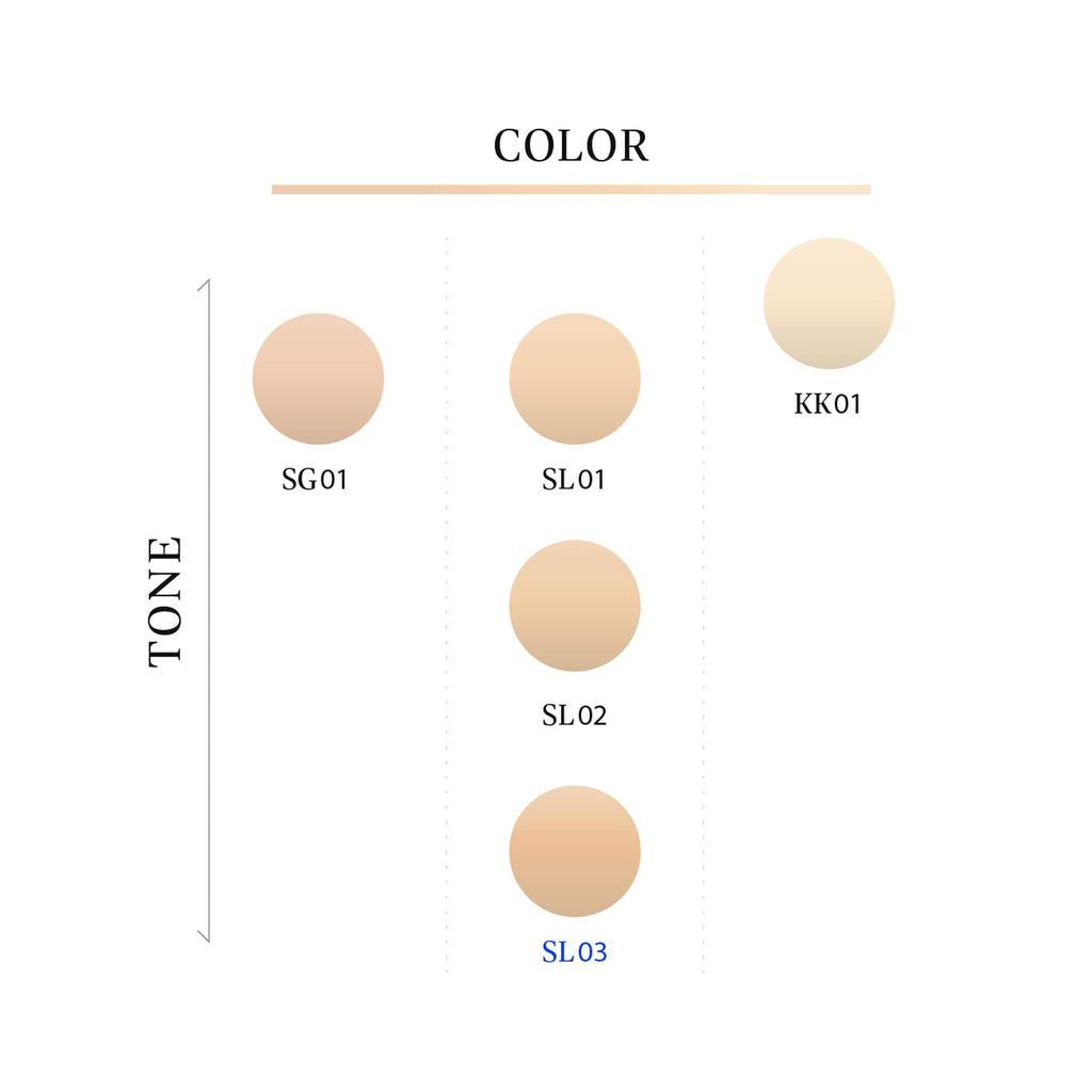 AHRES Undivided Sheer Foundation SL03 30mL (Liquid Foundation)
