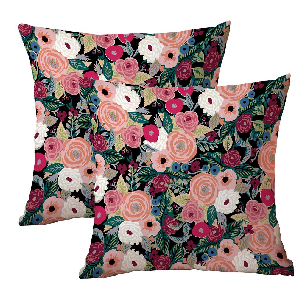 New Abstract Retro Oil Painting Style Pillowcase Double-sided Printed Home Sofa Cushion Pillowcase