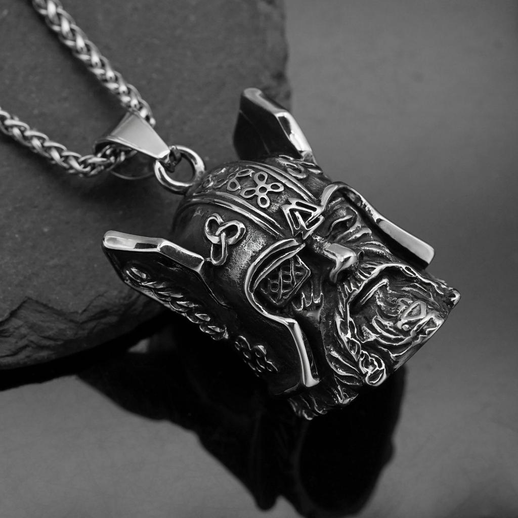 Hot Sale New Motorcycle Style Stainless Steel Retro One-Eyed Warrior Head Riding Bell