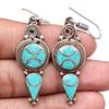 Tibetan Turquoise Lapis Lazuli Nepali Earrings Handmade Jewelry Coral Tribal