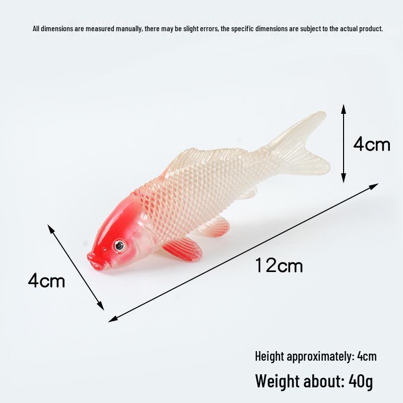 

ПВХ Брелок Рыбка Кои: Украшение для аквариума в виде модели золотой рыбки