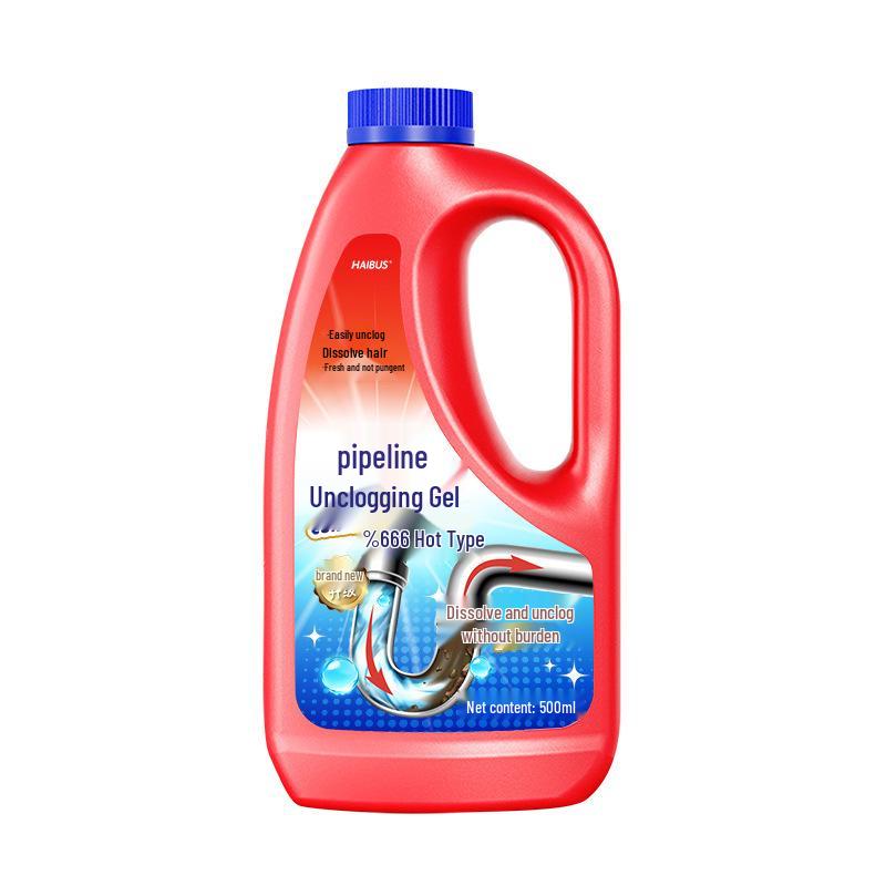 Haibusen Pipe Dredging Gel: Powerful Hair Decomposition & Deodorization for Toilets and Bathrooms