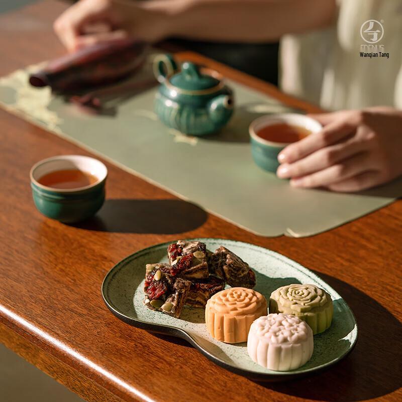Edenus Tang Palace Green Glaze Ceramic Kung Fu Tea Set