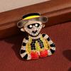 Circus Clown Fashionable Versatile Farmer Accessory Brooch