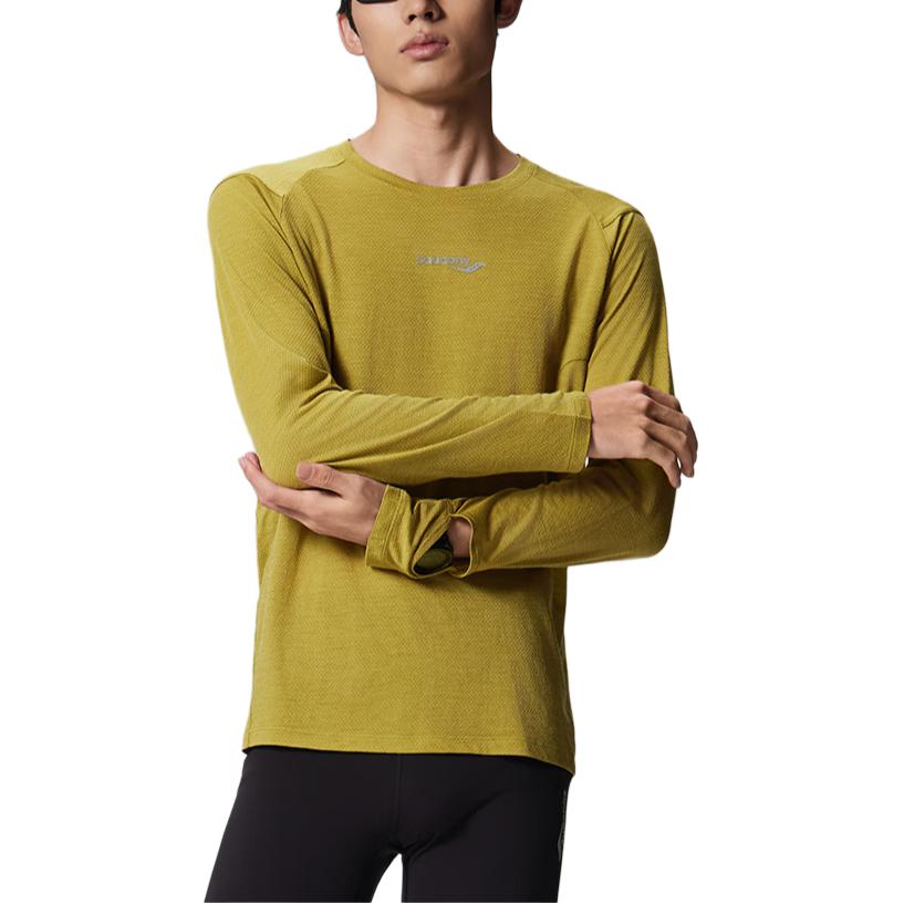 SAUCONY Versatile Soft Crew Neck Pullover Long Sleeve T-Shirt Unisex Tops SA2250LT94T-OR004