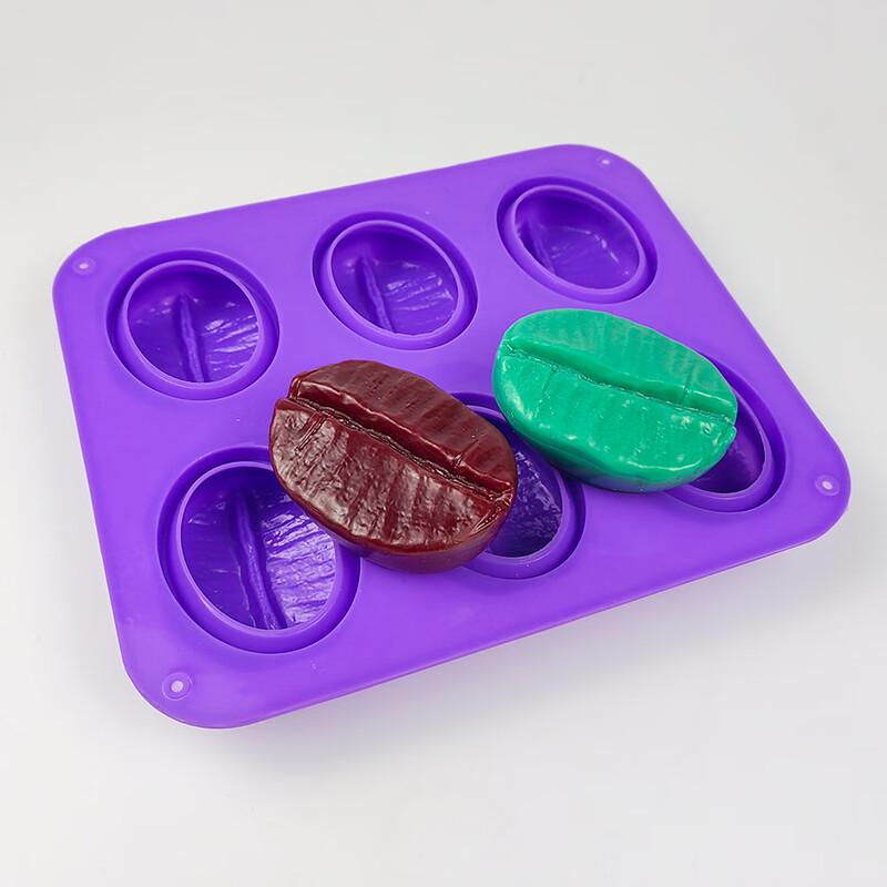 

6-Cavity Coffee Bean Silicone Baking Mold