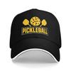 Pickleball Paddle Post Workout Baseball Cap Heat Transfer Logo Polyester Quick-Dry And Casual Team Practice Cap