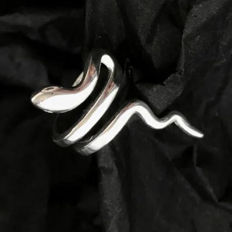 Punk-Tiere-Clip-Ohrringe für Damen und Herren, exquisite Schlangen-Fake-Piercing-Ohrstulpe