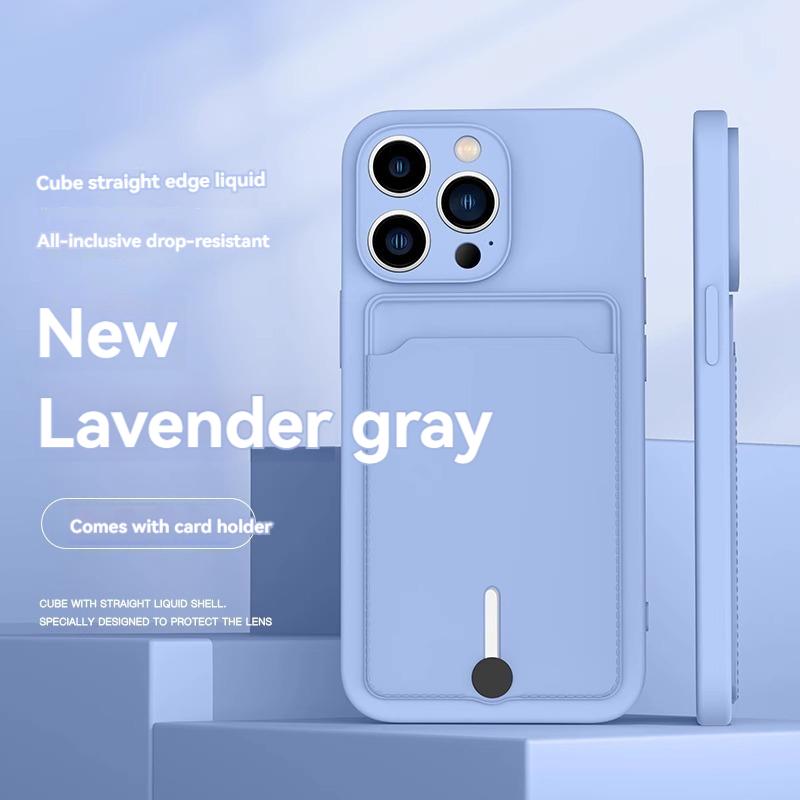 mobile phone case card slot  for For Iphone 16 15 14 13 12 11 pro max mini plus silicone  soft tpu Credit card  bag cover case