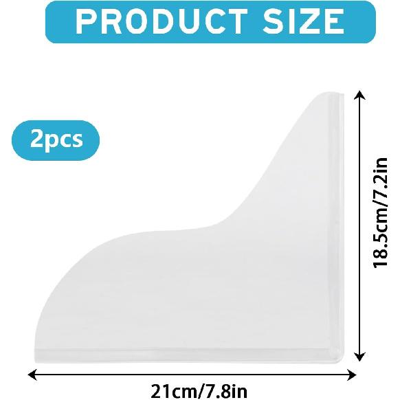 2 Pcs Bathtub Water Guards,Bathroom Shower Splash Guard for Tub, Shower Water Guard for Bathtub Shower Guards Removable, Bathtub Water Splash Guards