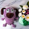 New 12 inch Purple Dog Plush Cute Dog Stuffed Animal,Plush Toy for Boys and Girls, Children's Gift, Home Decoration (Dog)