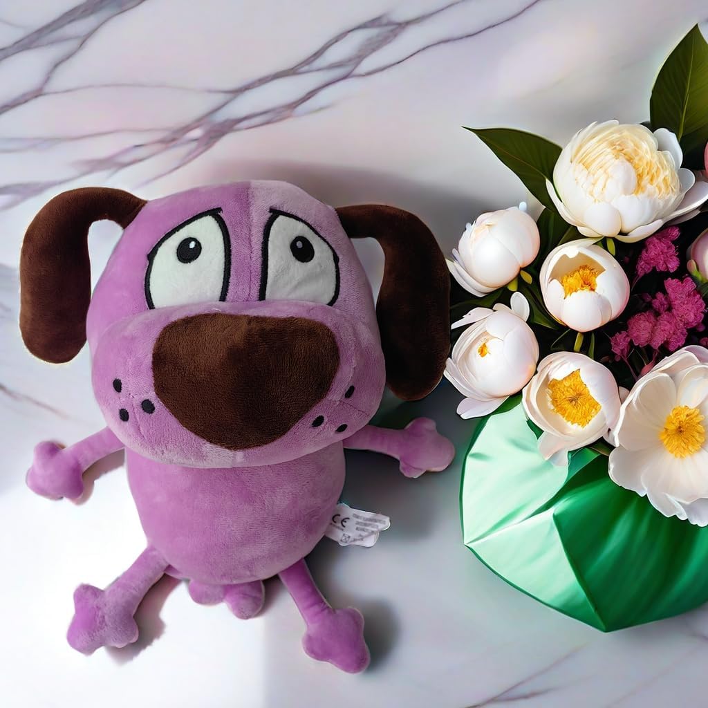 New 12 inch Purple Dog Plush Cute Dog Stuffed Animal,Plush Toy for Boys and Girls, Children's Gift, Home Decoration (Dog)
