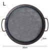 High Quality Metal Bread Tray With Handle Old Iron Home Decor Tableware Plate with Handle Round Tray for Food & Home Photo Prop