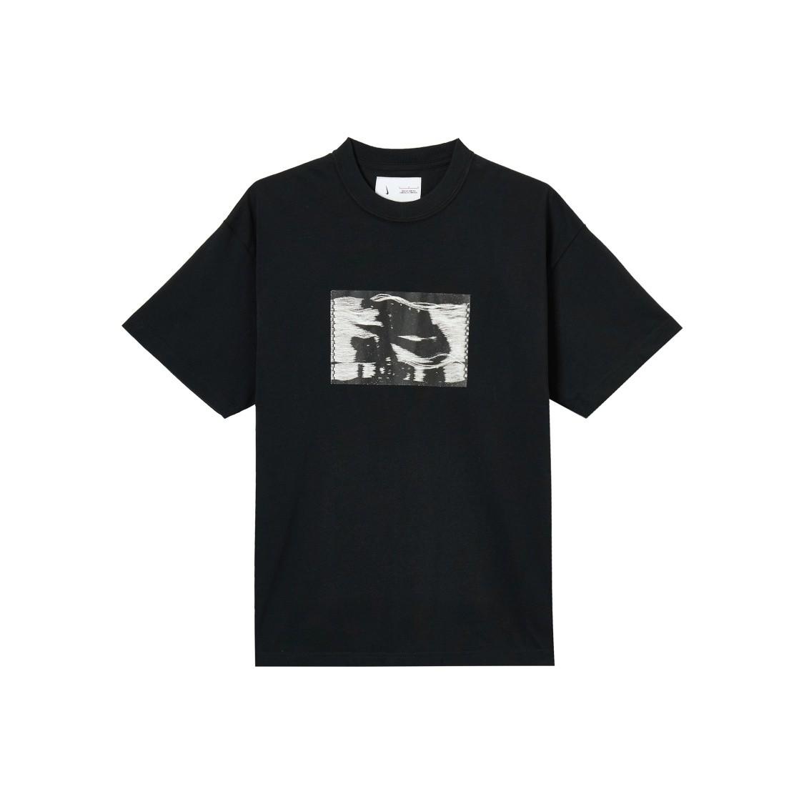 Nike Letter Logo Chest Print Short-Sleeve T-Shirt for Men in Black DR5758-010 S