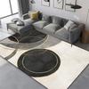 Nordic Light Luxury Carpets for Living Room Decoration Geometric Large Rug Antiskid Bedroom Cloakroom Rugs Washable Tables Mat