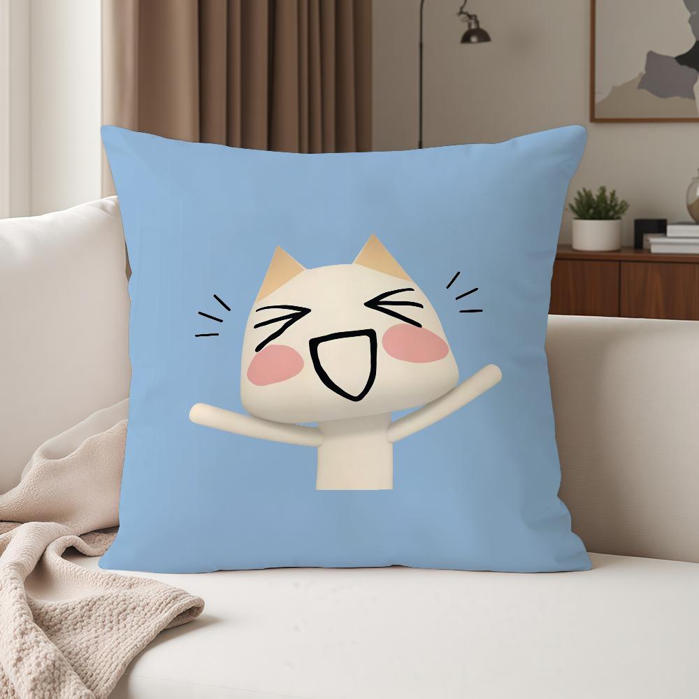 Inoue Toro Cute Cat Pillow Case Suitable For Bedrooms Living Rooms Cars Home Decoration