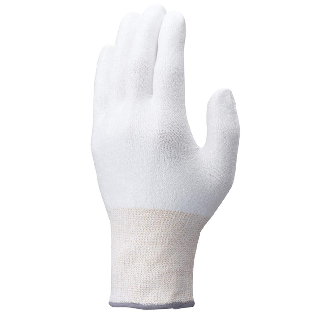 Showaglove Cut-Resistant Gloves No.520 ChemStar Fit L Size White 1 Pair × 2-Pack
