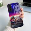 America TV The Big B-Bang Theory Phone Case For Samsung S25 S24 FE S23 S22 S21 Plus S20 Ultra Note20Ultra Black Glass Cover