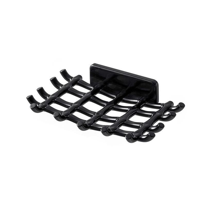 Soap Holder Bathroom Shower Dish Plates Storage Box with Drain Wall Mounted Self Adhesive Rack Soap Dishes for Wall Shower