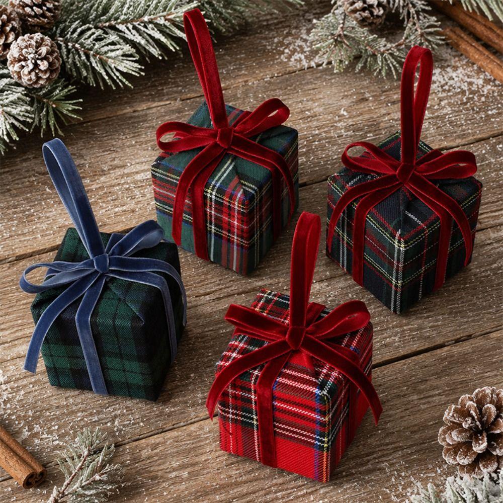 Schaumstoff-Weihnachtsbaum-Hängedekorationen Samt-Weihnachtsgeschenk-Hängeornament Weihnachten