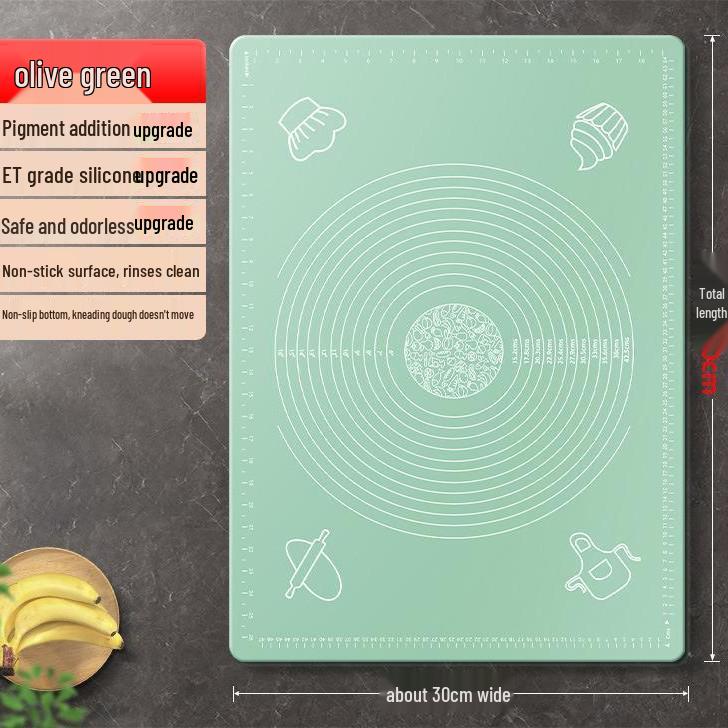 Rutschfeste Silikon-Knet- und Ausrollmatte für Teig