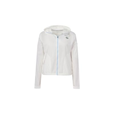 Logo Print Running Hoodie Women Jackets White DX6156-133