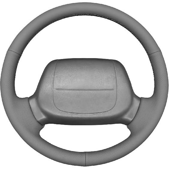 

MEWANT Hand Stitch Gray Artificial Leather Steering Wheel Cover for Toyota Tacoma 1995-2000 4Runner 1996 Avalon 1996 Gray Artificial Leather&G