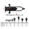 102PCS Cross-Border Car Rivet Clips for Toyota, Honda, Ford