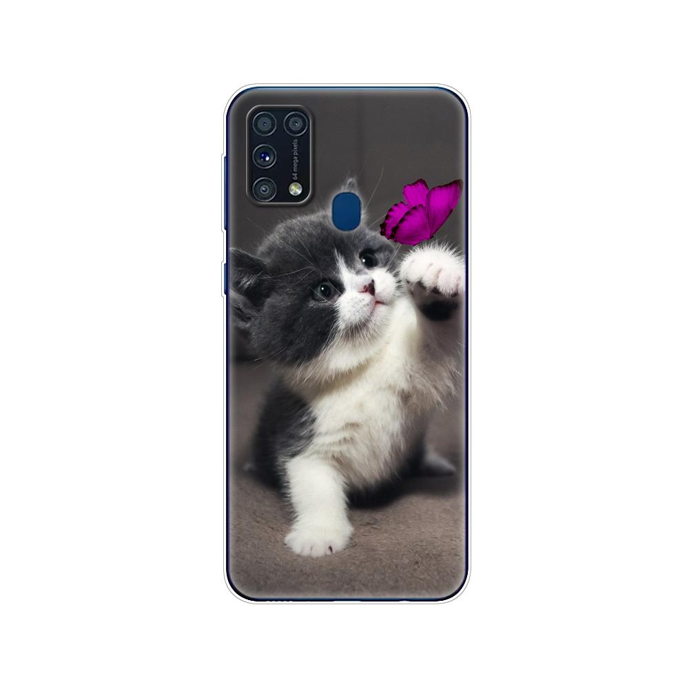 Pentru Samsung M31 Husa 6.4" Husa din silicon moale Tpu pentru Samsung Galaxy M31 M 31 SM-M315FZBVSER m315 Funda pentru bara din spate a telefonului