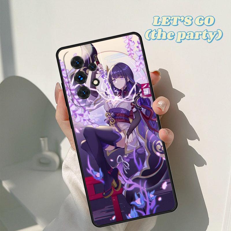 Baal Genshin Impact Game phone case For Samsung Galaxy A42 A31 A40 A51 A71 A32 A80 A91 A52 A72 A73 A20e A50 A70 A11 A12 Cover