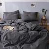Modern Minimalist Solid Color Bedding Set Single Person Duvet Cover in Student Dormitory Four Seasons General Large Size Double Bedsheets Home Textile