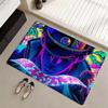 Anime A-J-J-JoJo B-Bizarre A-Adventure Floor Mat Eco Flannel Doormat Non-Slip Odorless Indoor Soft Short Plush Floor Rug