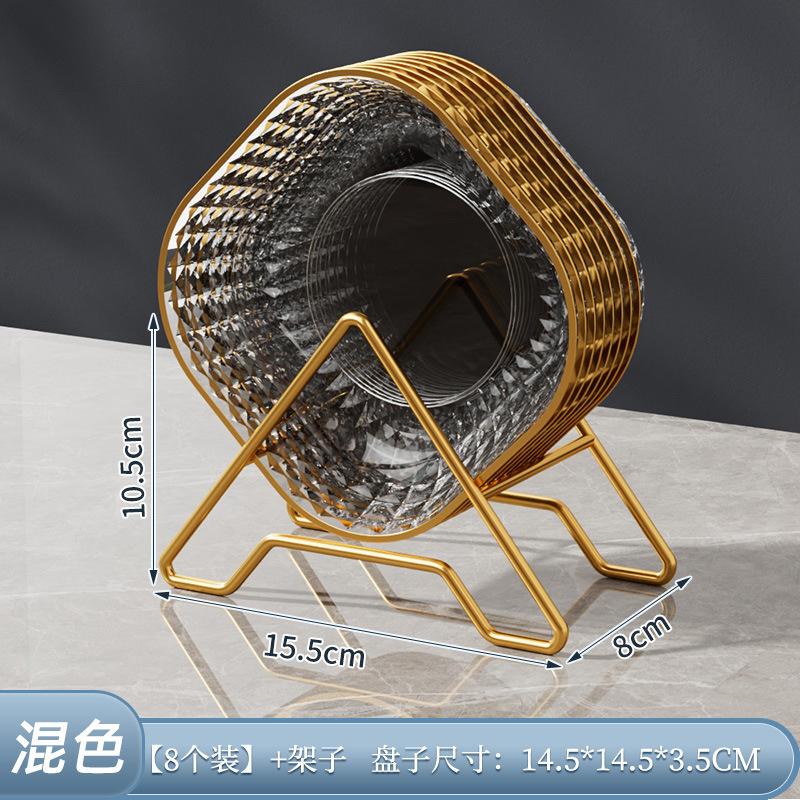 Simple Bone Spitting Plate Household Bone Spitting Plate Food Grade Dining Table Tabletop Garbage Residue Side Dish Fruit Plate