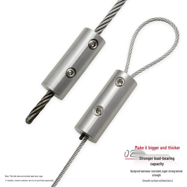 Adjustable Stainless Steel Self-Locking Wire Fastener with Double Hole Buckle