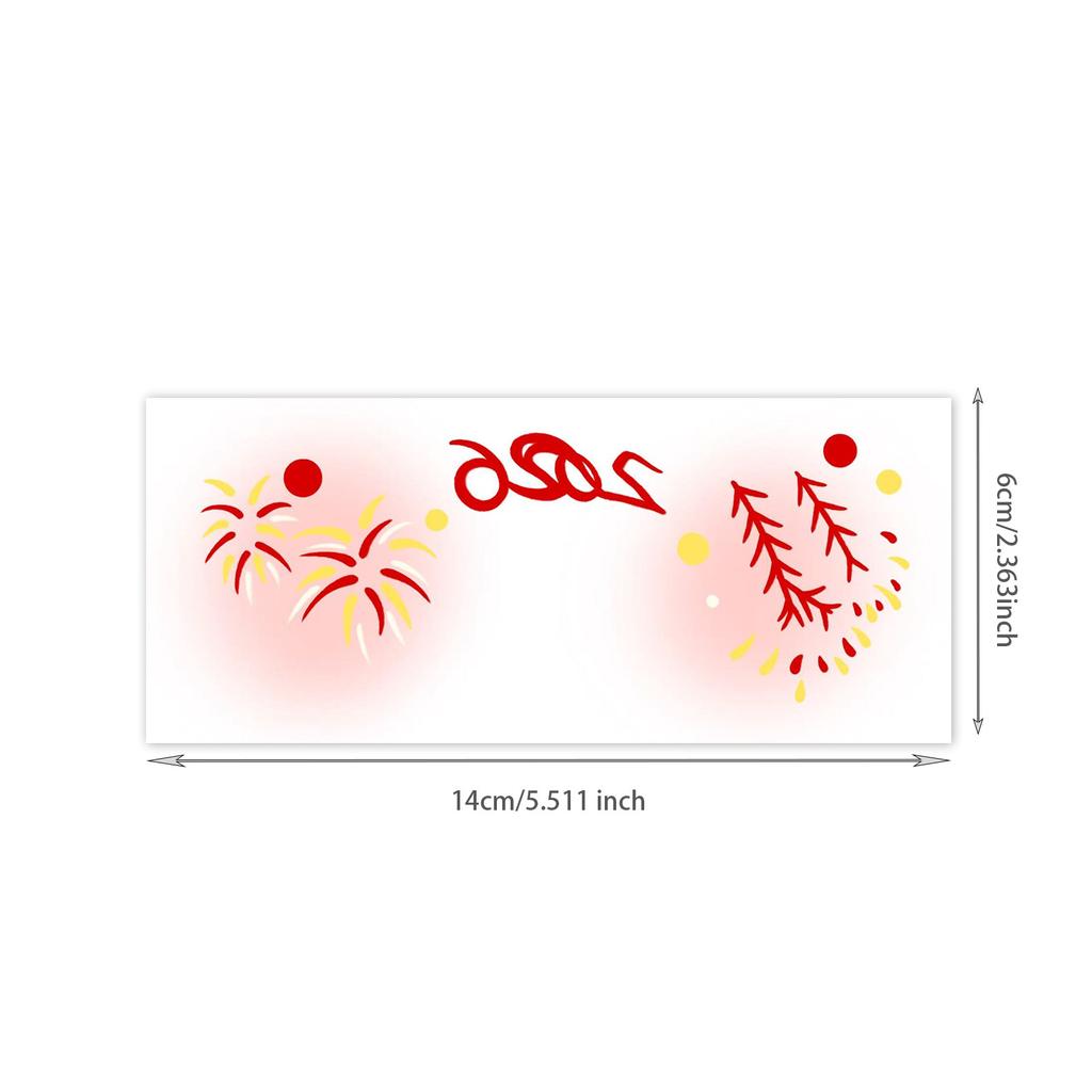Girls And Children Cute Face Makeup Creative Face Sticker Rich Fireworks Makeup Sticker Tattoo Sticker