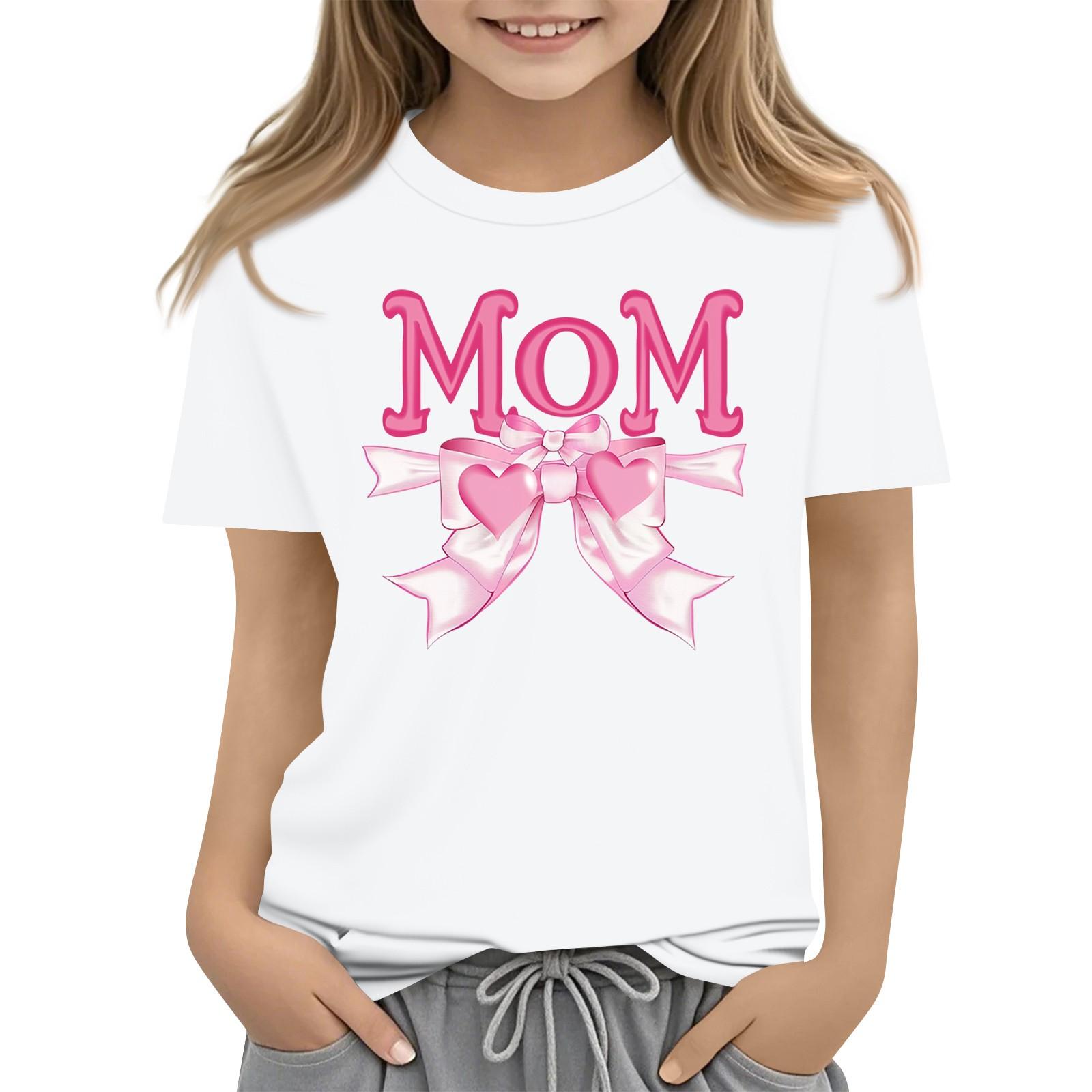 

Детская модная повседневная футболка с круглым вырезом и короткими рукавами 120 белый