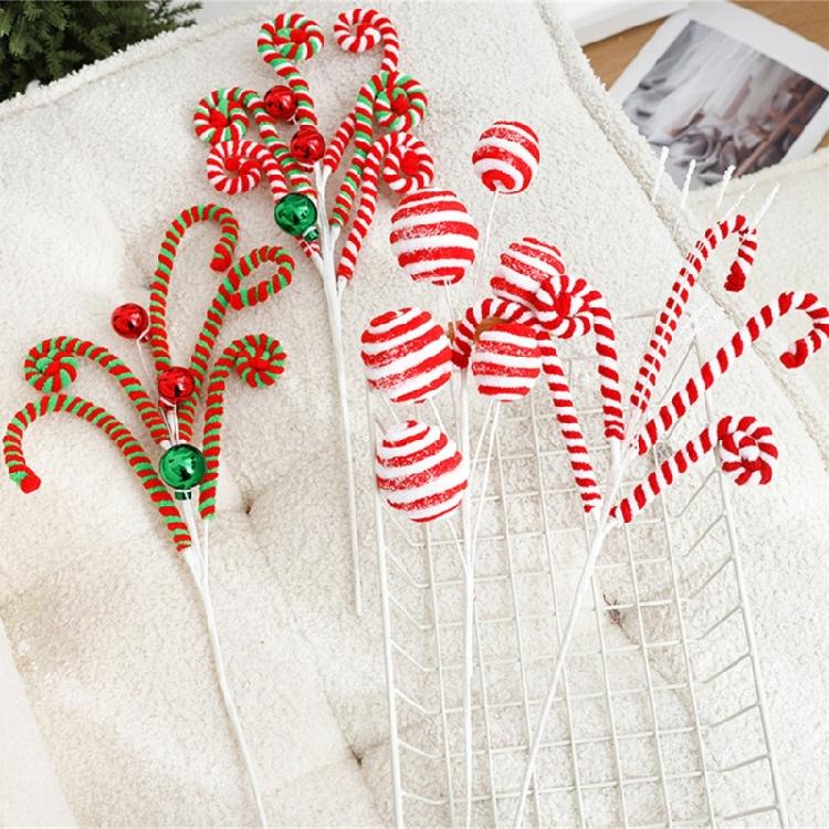 Elegant Christmas Tree Toppers Accent Portable Picks Curly Stem Christmas Tree Toppers In Bright Color