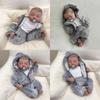 Reborn Baby Doll 49cm Silicone Realistic Infant With Soft Body For Collectors And Gift Use