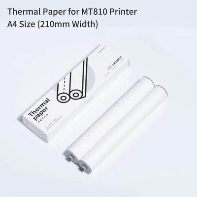 Rollo de papel térmico HPRT MT810 2 uds A4 para impresora térmica MT810 sin BPA 10 imágenes de larga duración