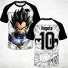 2026 Summer Dragon Ball Retro Fitness T-shirt Men's Oversized 3D Printed Short-sleeved Family