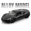 1/32 Maseratis MC20 Cabrio Coupe Alloy Sports Car Model Diecast Metal Track Racing Vehicles Car Model Sound and Light Kids Gifts