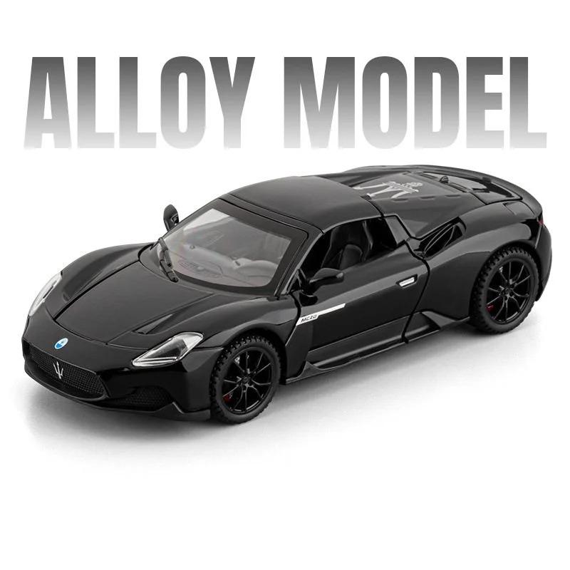 1/32 Maseratis MC20 Cabrio Coupe Alloy Sports Car Model Diecast Metal Track Racing Vehicles Car Model Sound and Light Kids Gifts