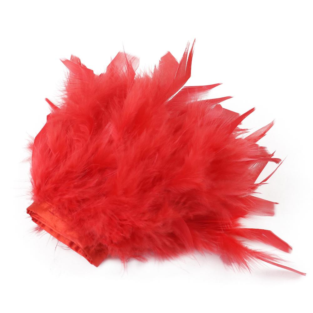 1Yard Natural Turkey Feathers Trim 10-15Cm Fluffy Feather Ribbon For Crafts Accessories Wedding Party Clothing Sewing Decoration