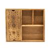 Four Section Tarot Box with Card Holder