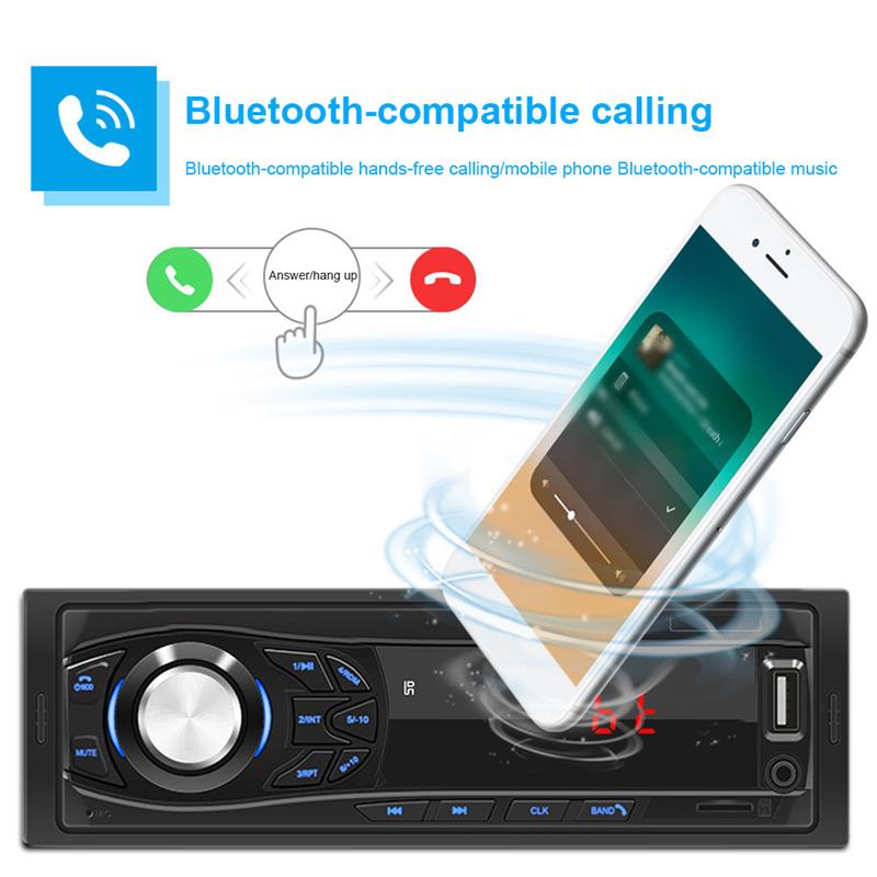 MP3 Player Dual Radio Car Supplies Plastics Vehicle Accessories Simple Operation Professional Wireless Stereo Device Type 2