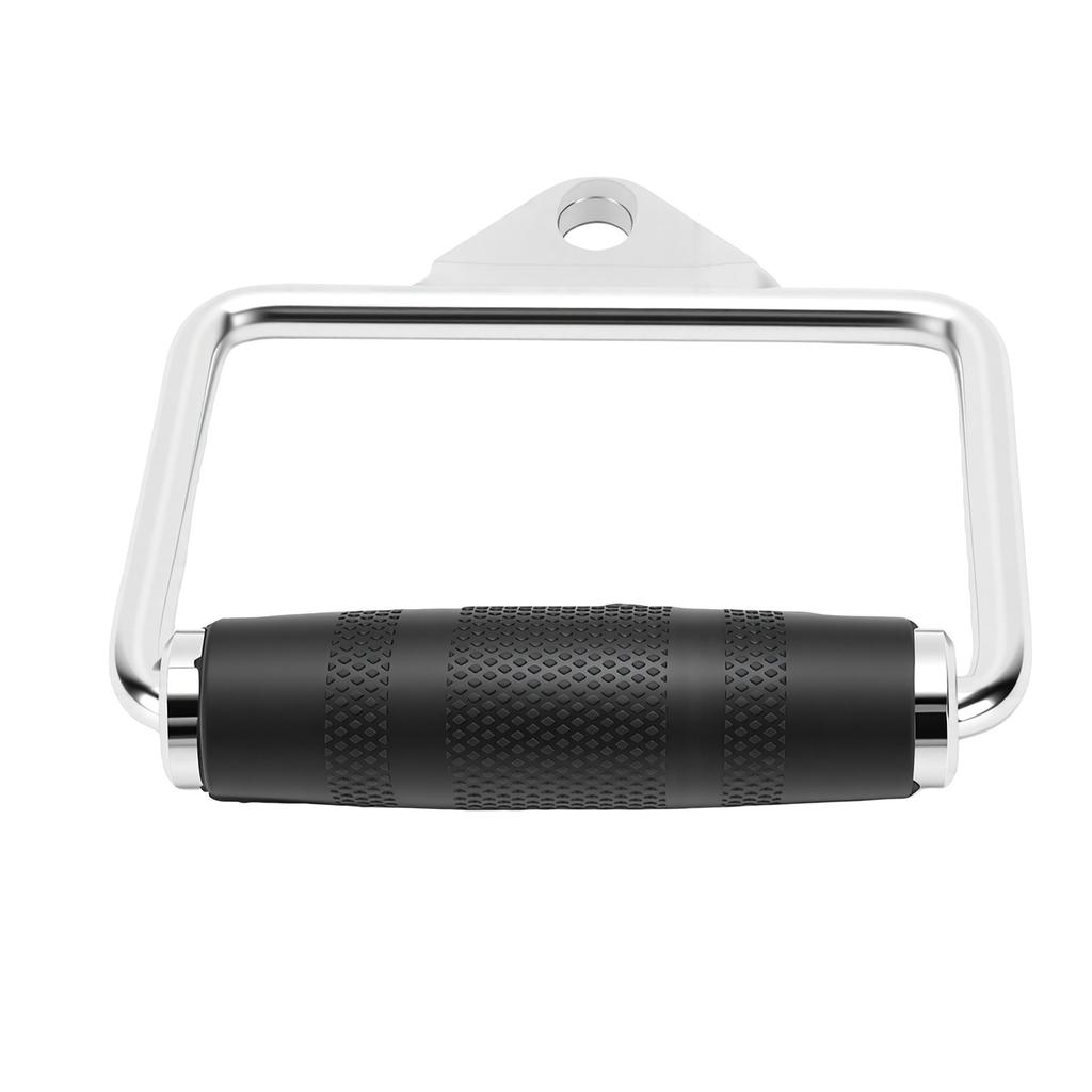 D Handle Cable Attachment Rotating Steel Arm Wrestling Exercise D Handle for Pull Down Bar Workout Accessories