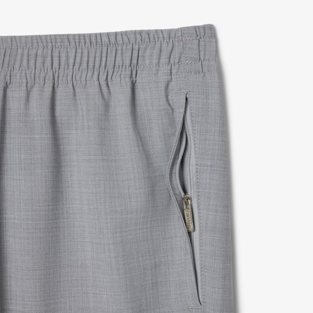 Lacoste Men's Wool Blend Flannel Jogger Pants HH9224-56GACZ