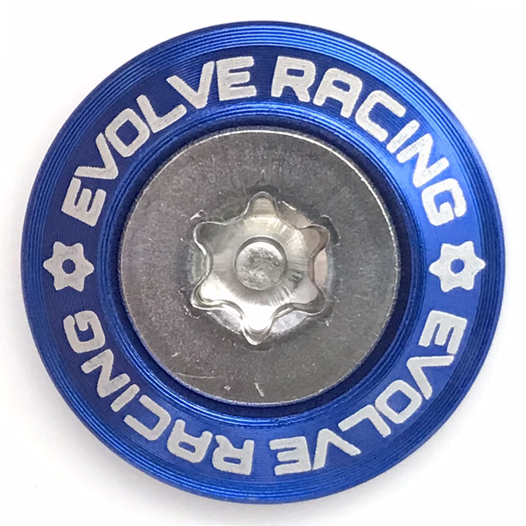 

EVOLVERACING Anti-theft Bolt Set for License Plate Specific Vehicle Inspection (Blue Bolt Length 1.0 inches (25 mm) Bolt length 25mm синий