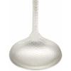 Nichi Nichi Dogu Hammered Mini Stainless Steel Ladle, Made in Japan, S-6, Silver, 17.5cm